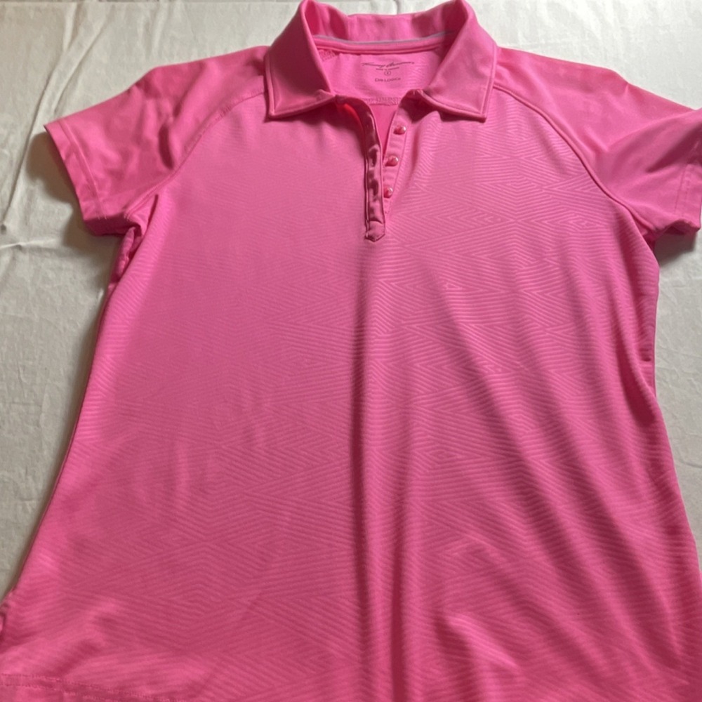 Tommy Armour DRI-LOGIC Women's Pink Golf Polo Shirt S Short Sleeve Collared